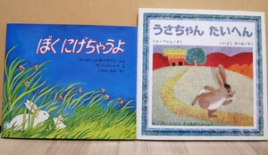 ぼくにげちゃうよ & うさちゃんたいへん 絵本セット
