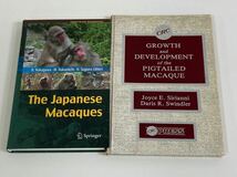 動物　専門書　日本猿 ・ ブタオザル ・ さる、サル　洋書 / 英語　2冊セット【ta05b】_画像1