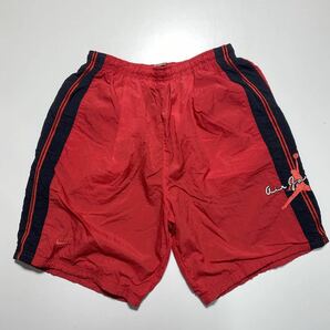 【L】90s NIKE AIR JORDAN Short Pants 90年代 ナイキ エア ジョーダン ショートパンツ シカゴブルズ ハーフパン 半ズボン G854の画像1