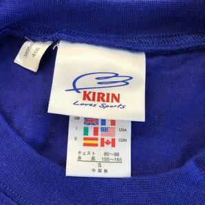 サッカー日本代表 ジーコ監督 SAMURAI JAPAN 2006 半袖Tシャツ adidas アディダス メンズ Sサイズ ブルー KIRIN キリン の画像7