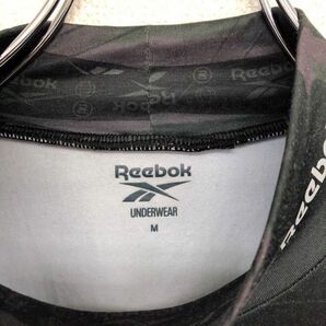 美品 Reebok リーボック ハイネック 迷彩 カモ柄 長袖 インナーシャツ アンダーウェア メンズ Mサイズ 吸汗速乾 ドライ素材の画像5