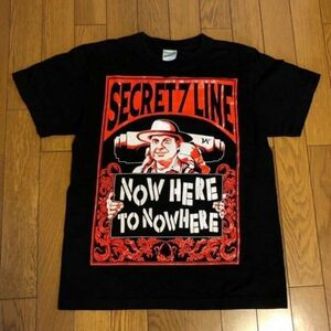 SECRET7LINE シークレットセブンライン　半袖Tシャツ　メンズ　Sサイズ　ブラック　2012 ライブツアー　限定品