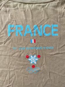 【激レア】　1968 フランス　グルノーブル　オリンピック　トレーナー　メンズ　Lサイズ　非売品　冬季オリンピック　白い恋人たち