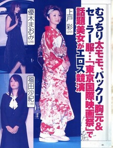 **切り抜き 堀北真希 上戸彩 優木まおみ 福田沙紀 長澤まさみ