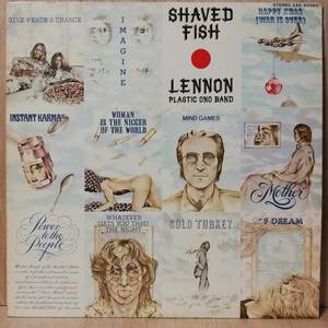 【LP】JOHN RENNON THE PLASTIC ONO BAND - SHAVED FISH - *1