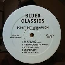 【LP】SONNY BOY WILLIAMSON - BLUES CLASSICS BY SONNY BOY WILLIAMSON VOLUME 3_画像3
