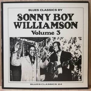 【LP】SONNY BOY WILLIAMSON - BLUES CLASSICS BY SONNY BOY WILLIAMSON VOLUME 3