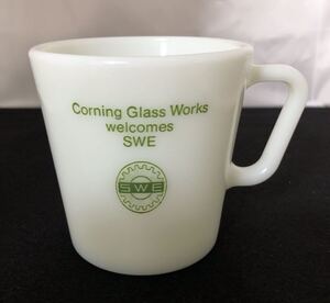 パイレックス PYREX “Corning Glass Works Welcomes SWE” “CORNING” マグカップ