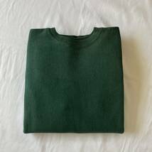 超美品 単色タグ 最初期タイプ 70's 無地 緑 グリーン チャンピオン リバースウィーブ Champion reverse weave USA製 ビンテージ_画像5