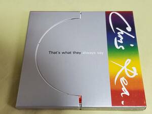 (CDシングル) Chris Rea●クリス・レア / That’s What They Always Say (Remix) 限定Special Package 英盤 