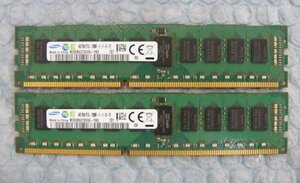ax11 240pin DDR3 1600 PC3L-12800R Registered 4GB SAMSUNG 2枚 合計8GB