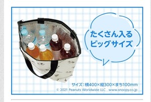 スヌーピー大容量クーラバック&クリアファイル☆2個セット