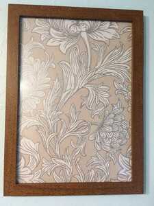  selling out . price cut!(46) William Maurice wallpaper frame art frame panel lure to Britain interior A4 size William Morris