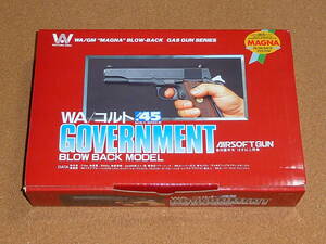 WA COLT GOVERNMENT MKIV SERIES'70 コルトガバメント ガスブローバック ウエスタンアームズ WESTERNARMS R7391