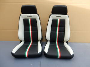 recaro LX カスタム　　張替え済　未使用　2脚セット　。。