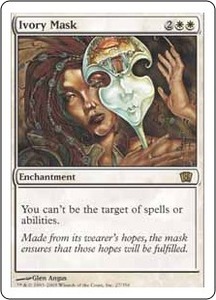 象牙の仮面/Ivory Mask [8ED] 第8版 MTG 英語 027 H0.5Y0.5