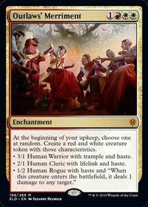 荒くれたちの笑い声/Outlaws' Merriment [ELD] エルドレインの王権 MTG 英語 198 Y2