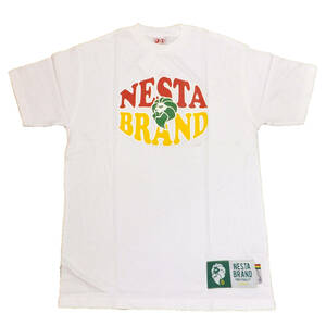 【送料無料】新品NESTA BRAND Tシャツ ネスタブランド正規品W-026 Sサイズ レゲエ ヒップホップ ダンス ストリート系 ライオン