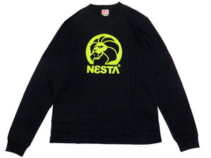 【送料無料】新品NESTA BRAND 長袖Tシャツ ネスタブランド正規品030 Lサイズ ロンT レゲエ ヒップホップ ダンス ストリート系 ライオン