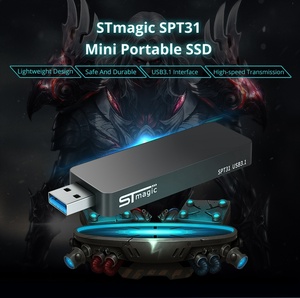 STmagic SPT31 512GB ミニポータブルフラッシュメモリー USB3.1 (読み取り速度500MB / silver)