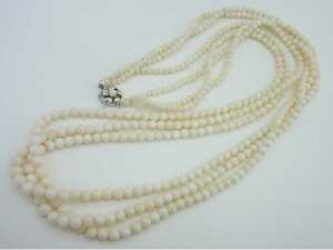 [TOP].. coral 60.5g necklace loose bracele netsuke s756.