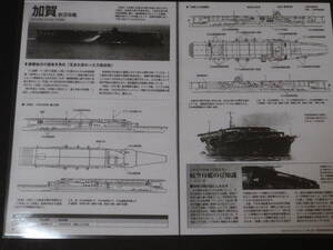 帝国海軍艦艇変遷図　正規空母　加賀