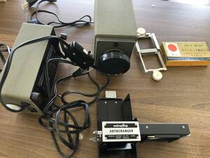 希少　オリンピック 東京大会フィルム付き　Minolta Mini35Ⅱ　SLIDE PROJECTOR＋BLOWER 　 ミノルタ スライドプロジェクター