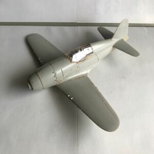 ■昭和レトロ 雷電　戦闘機②飛行機プラモデル　ハセガワ？零戦ゼロ戦プラモ模型おもちゃ当時物■検）ジャンク昔日本軍古いミリタリー玩具