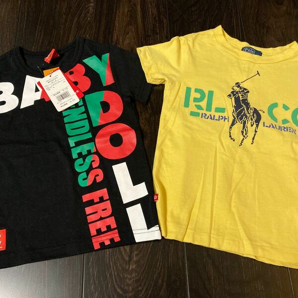 BABYDOLL新品未使用&Ralph Lauren中古　半袖Tシャツ90サイズ　2枚セット