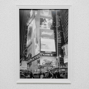 【 A4サイズ室内用インテリア 】ニューヨーク 写真 ポスター フレーム付