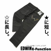 ★☆W32inch=82.28cm☆★EDWIN E-Function(EFZ91) Monotone Denim★☆希少モデル ショーツ☆★_画像9