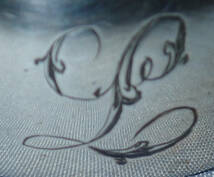 1861年英国エクセター純銀製シュガートング_画像2