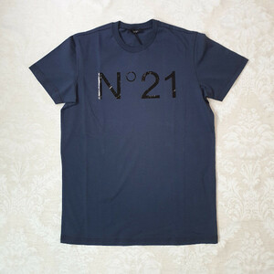 【新品・未使用】N°21 KIDS ロゴTシャツ ネイビー　12Y（150㎝）N21032N0003