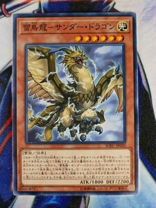 ◇A4884◇遊戯王OCG・雷鳥龍－サンダー・ドラゴン ノーマル SOFU-JP020・美品◇