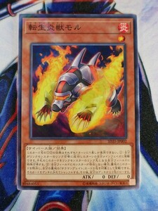 ◇A4987◇遊戯王OCG・転生炎獣モル ノーマルパラレル SD35-JP002・美品◇