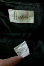 Harrods Pコート 3 ジャケット ブラック #1253008 ハロッズ_画像3