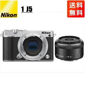  Nikon Nikon J5 silver body 18.5mm 1.8 black single burnt point lens set mirrorless single-lens camera used 