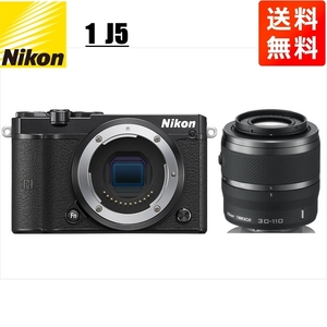 ニコン Nikon J5 ブラックボディ 30-110mm ブラック 望遠 レンズセット ミラーレス一眼 カメラ 中古