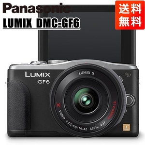 パナソニック Panasonic ルミックス DMC-GF6 14-42mm レンズキット ブラック ミラーレス一眼 カメラ 中古