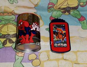 ☆Imperial Toy☆Marvel Ultimate☆Spider-Man☆Smart Phone☆Bauk☆マーベル☆スパイダーマン☆スマートフォン☆玩具☆貯金箱☆セット☆缶