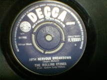 Rolling Stones : As Tears Go By/ 19th Nervous Breakdown ; UK Decca 7 inch 45 with Label Sleeve // F.12331_画像3