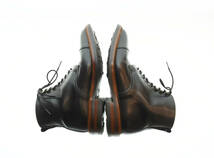 ◯ ALFRED SARGENT アルフレッドサージェント BLACK WAXY CAP BOOT キャップトゥー ブーツ 6 黒 ブラック 103_画像5