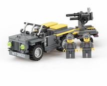 翌日発送　軍用車両　　ブロック　ミニフィグ LEGO 互換 ミニフィギュア　r_画像2