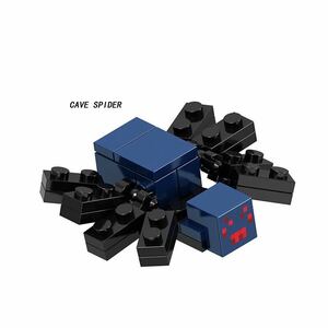 1体　翌日発送　スパイダー　minecraft マインクラフト　ブロック　ミニフィグ　レゴ　LEGO 互換 ブロック ミニフィギュア レゴ 互換 40 t