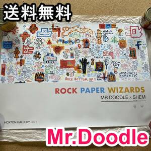 [ free shipping ]Mr Doodle X Shem Rock Paper Wizards poster Mr. du- dollar 