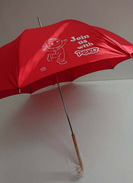 ペコちゃん 傘２本セット 50㎝ 非売品 新品・未使用 雨傘 長傘