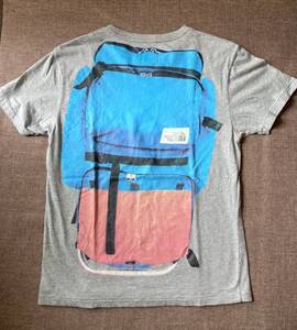 The North Face ザ・ノースフェイス ビンテージ レア Tシャツ S デイパック リュック バッグパック フォトプリント 騙し絵