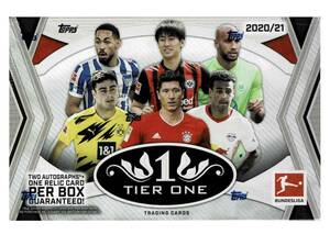 2021 Topps Bundesliga Tier One 新品未開封ボックス シュリンク付き