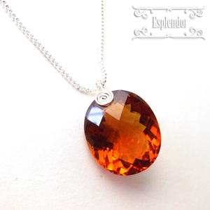  Brazil production *26.06 carat AAA Golden citrine pendant 