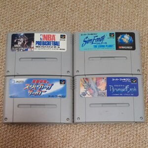 スーパーファミコンソフト 4本まとめ売り